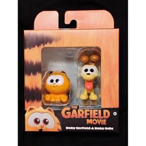 The Garfield Movie Baby Garfield & Odie Collectible‎ (2) Figures NEW